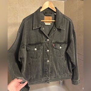 Levi's Women's Dark Gray Denim Jacket